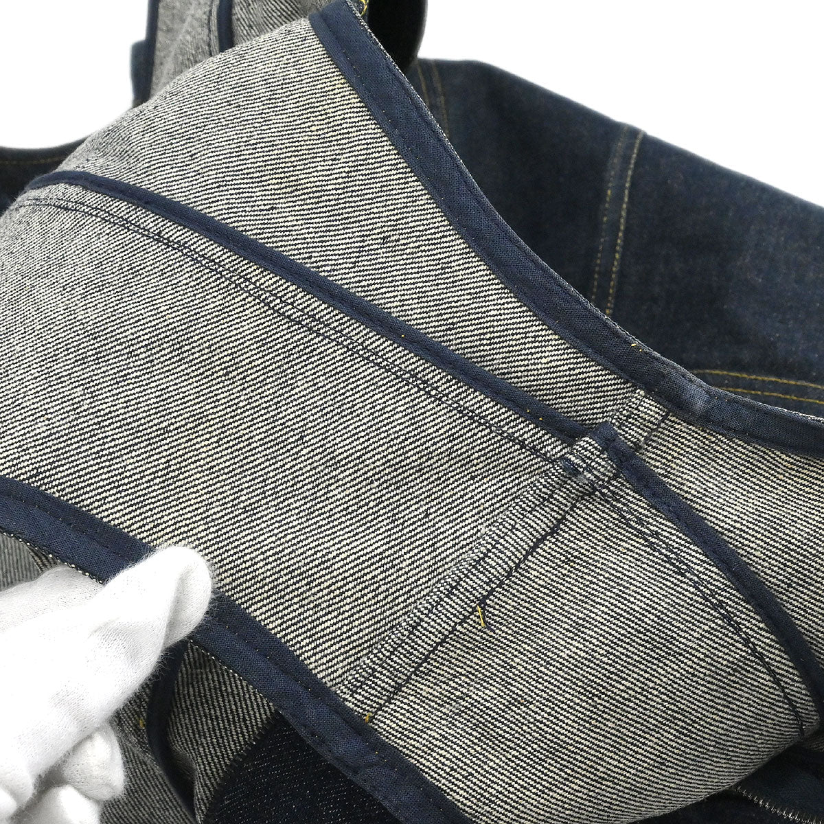 Chanel Sleeveless Denim Dress Navy #38