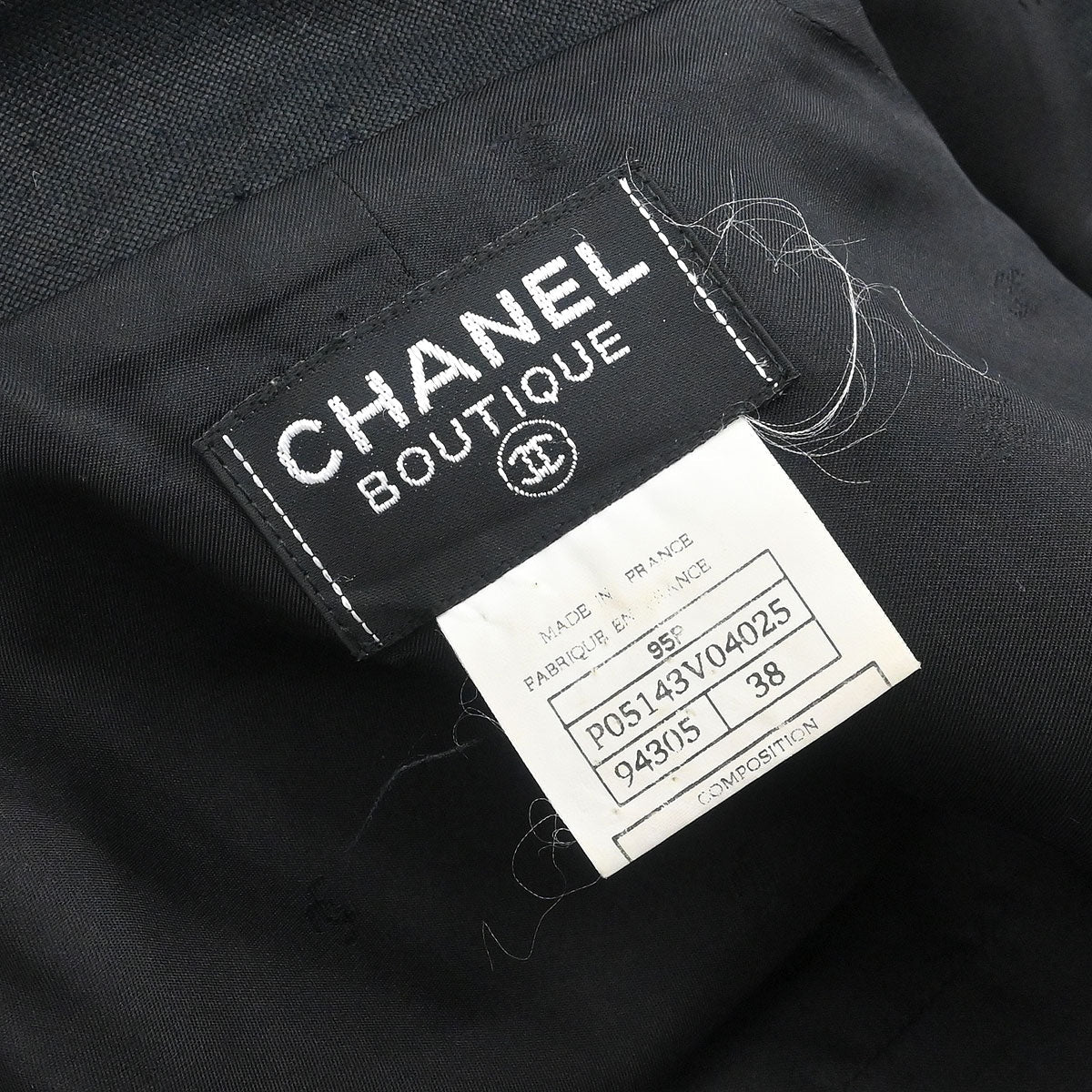 Chanel 1995 Sleeveless Dress Black #38