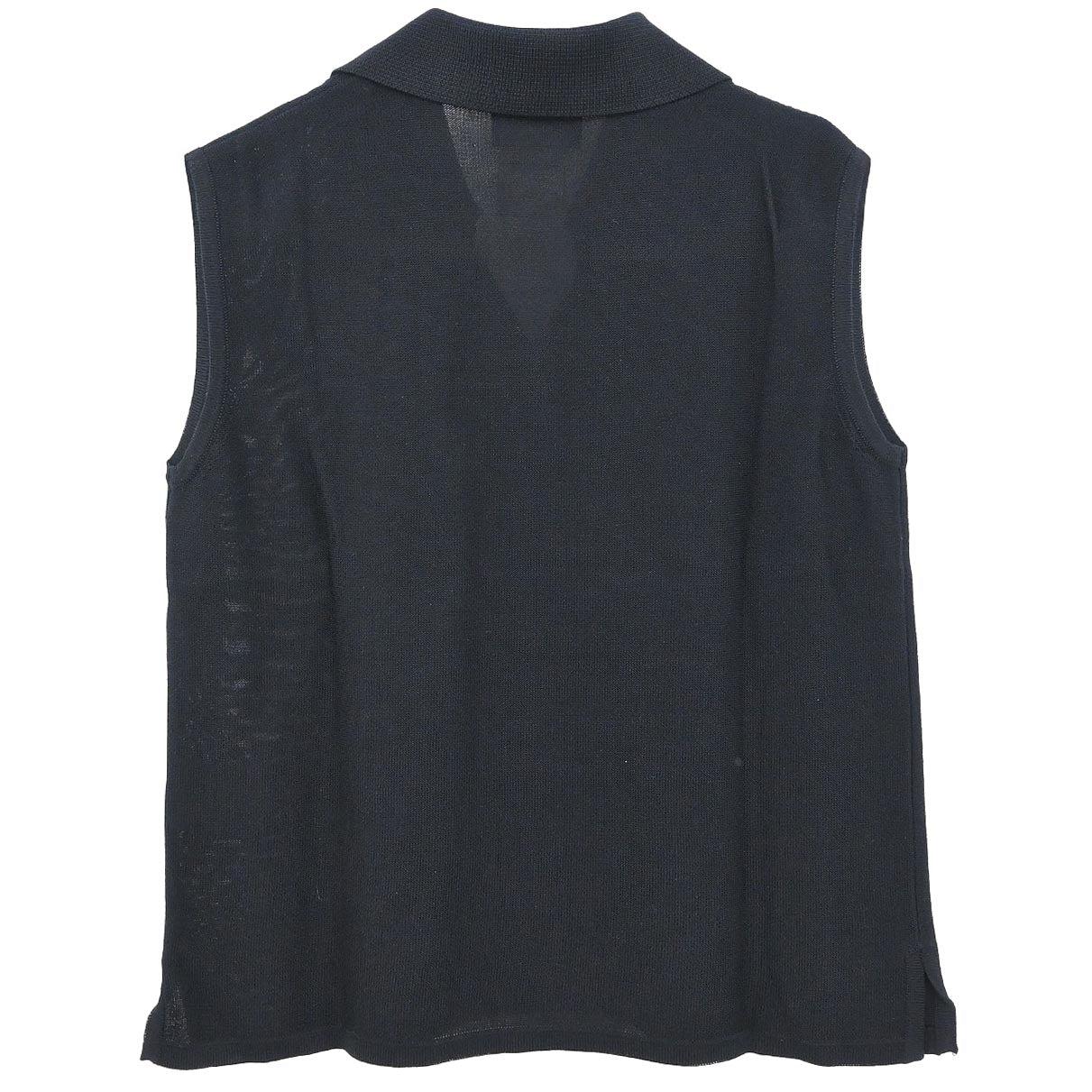 Chanel 1998 Sleeveless Top Black #38
