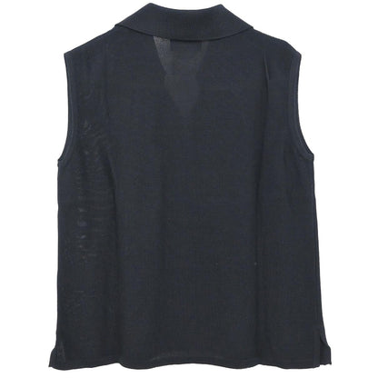 Chanel 1998 Sleeveless Top Black #38