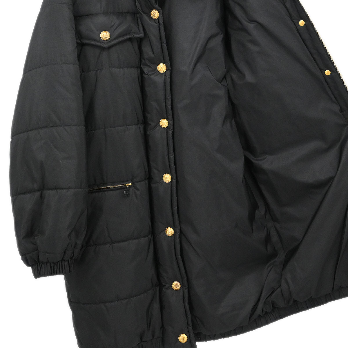 Chanel 1996 Zip Up Jacket Black #38