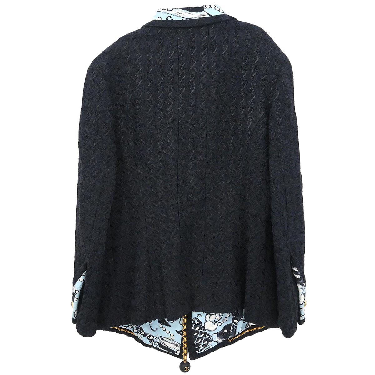 Chanel 1993 Double Breasted Jacket Black #40