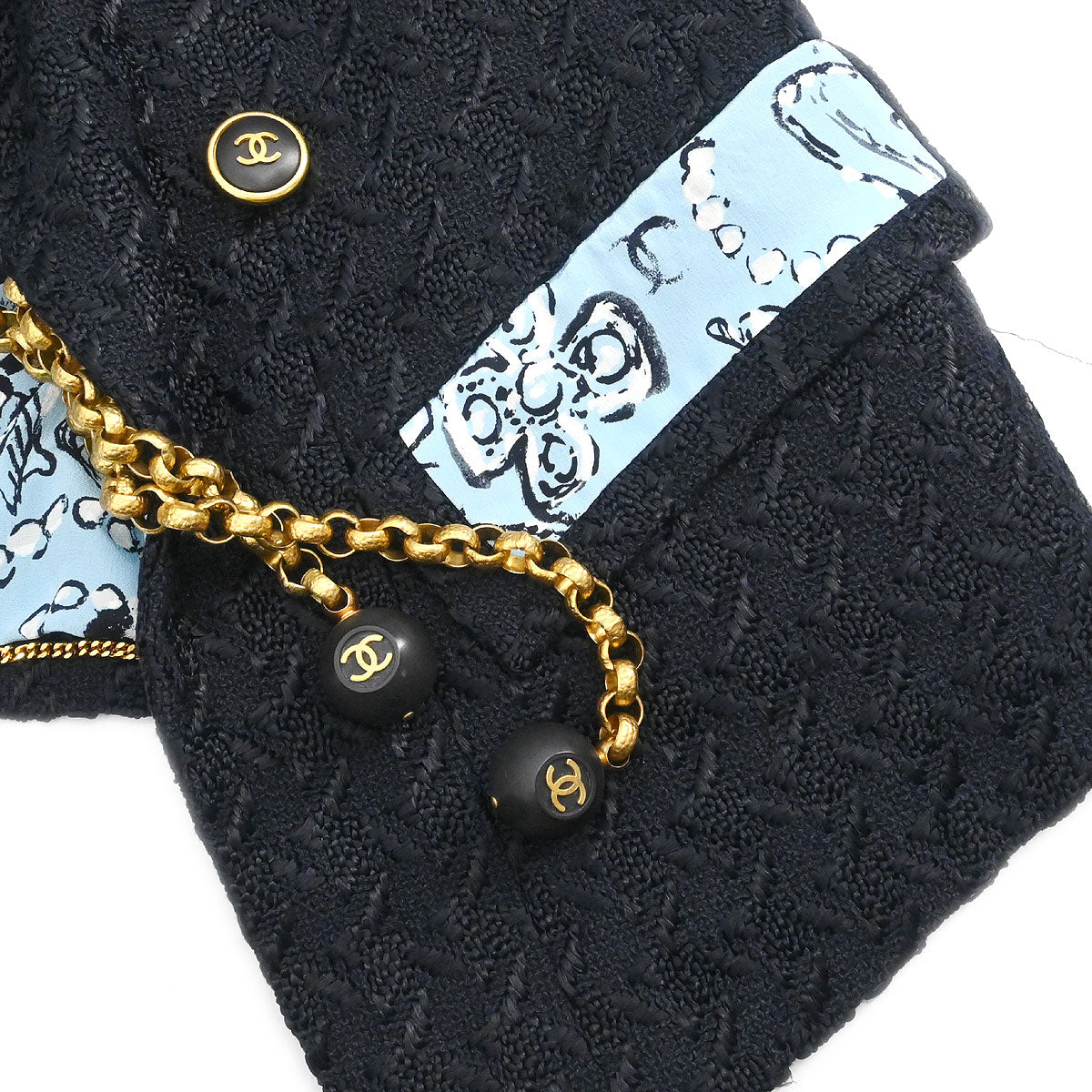 Chanel 1993 Double Breasted Jacket Black #40