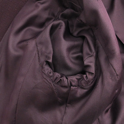 Chanel 1995 Single Breasted Jacket Bordeaux #40