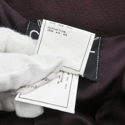 Chanel 1995 Single Breasted Jacket Bordeaux #40