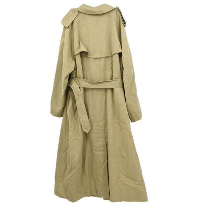 Chanel Double Breasted Trench Coat Beige #40