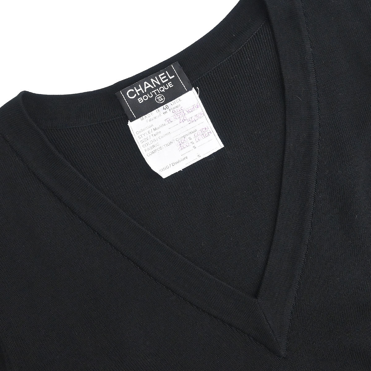 Chanel 1994 Top Black #40