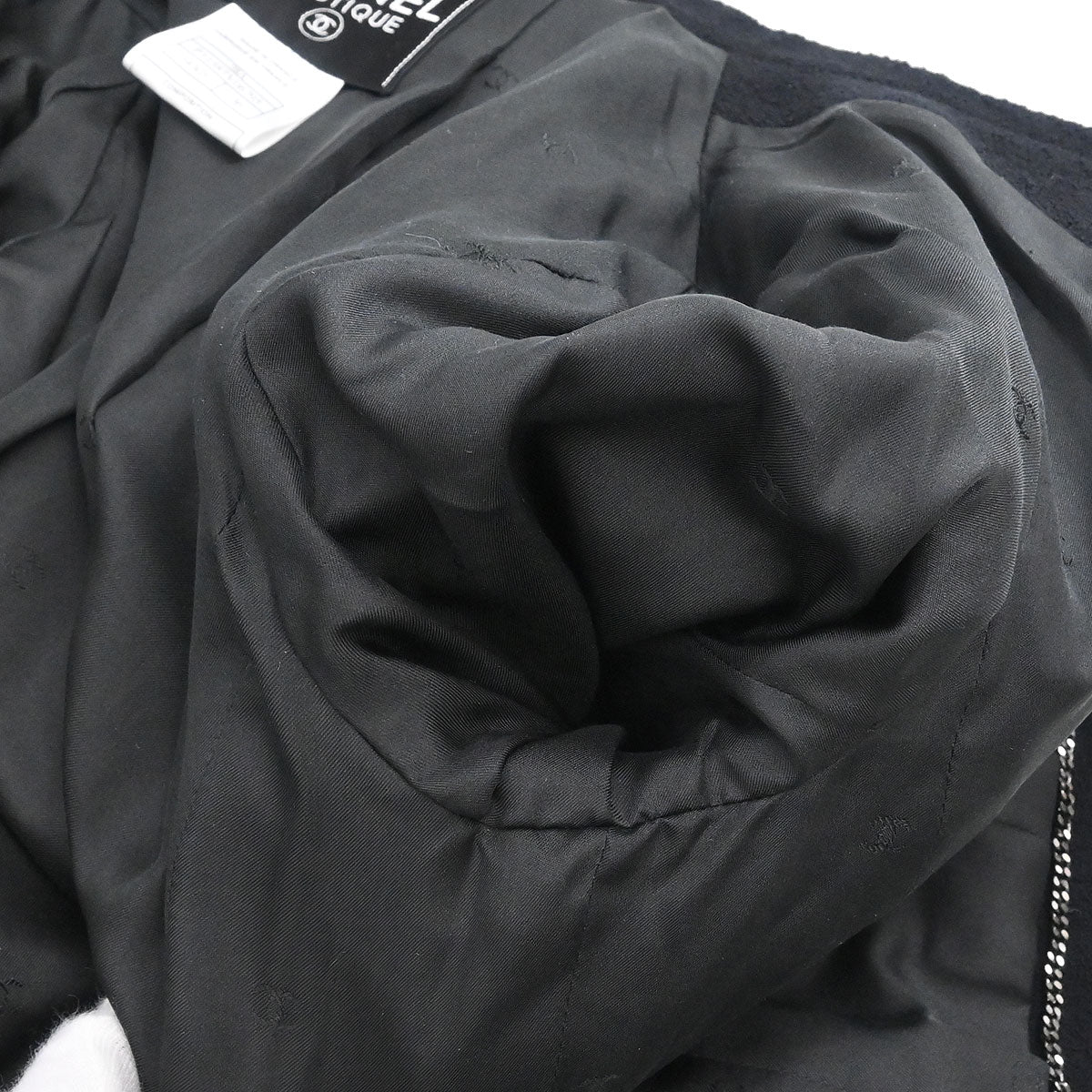 Chanel 1998 Single Breasted Jacket Black #36