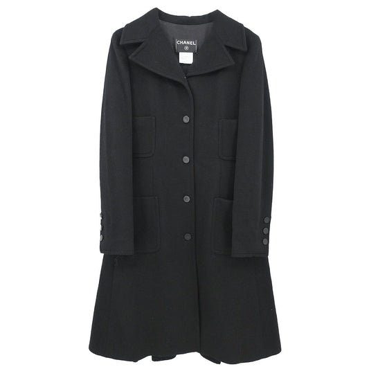 Chanel 2001 Coat Black #38