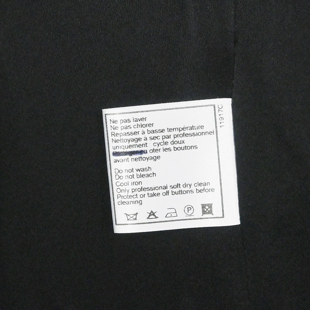 Chanel 2001 Coat Black #38