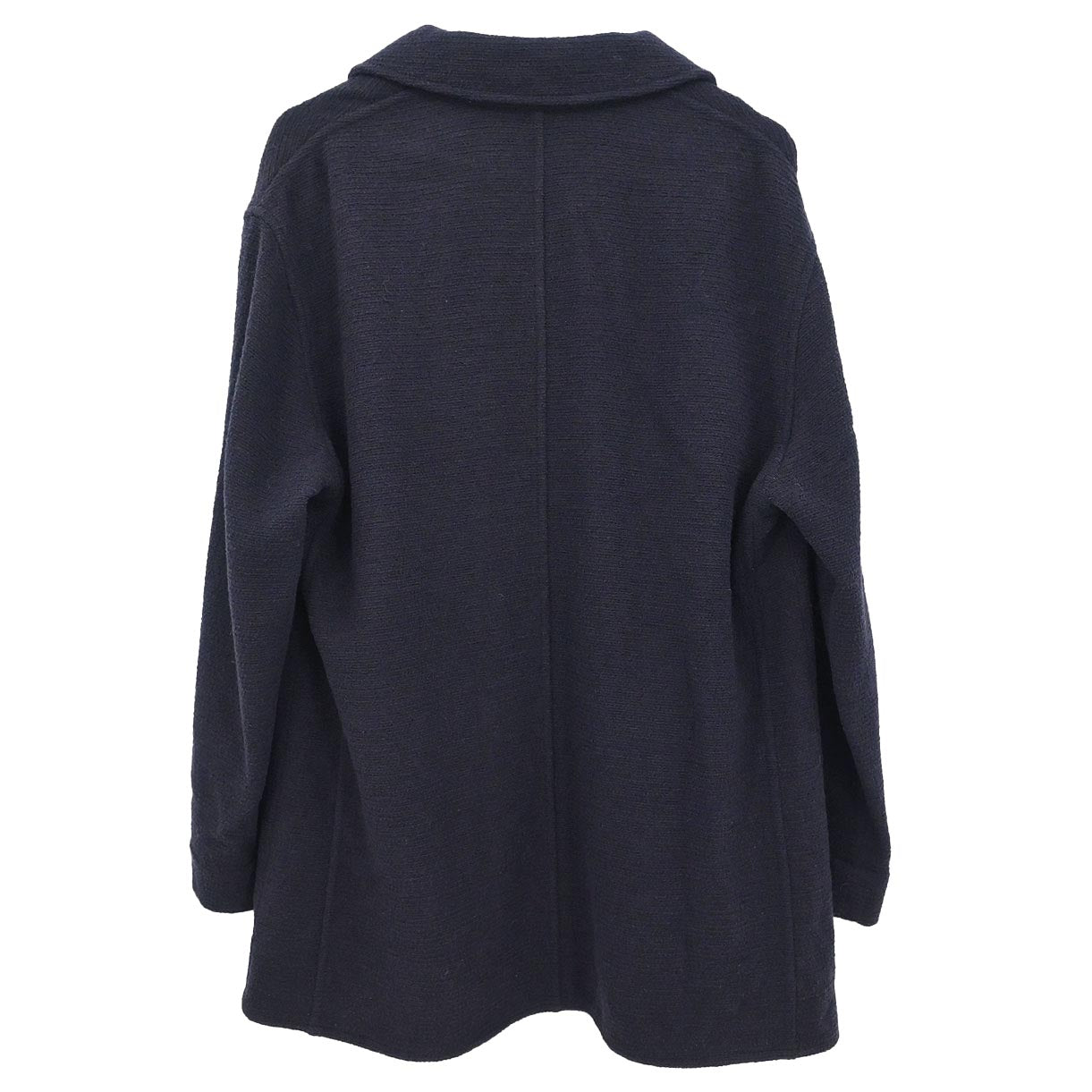 Chanel 1995 Single Breasted Jacket Dark Navy #38