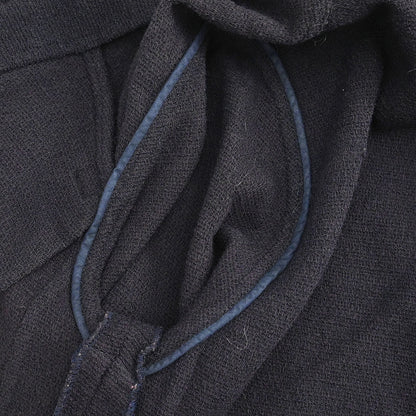 Chanel 1995 Single Breasted Jacket Dark Navy #38