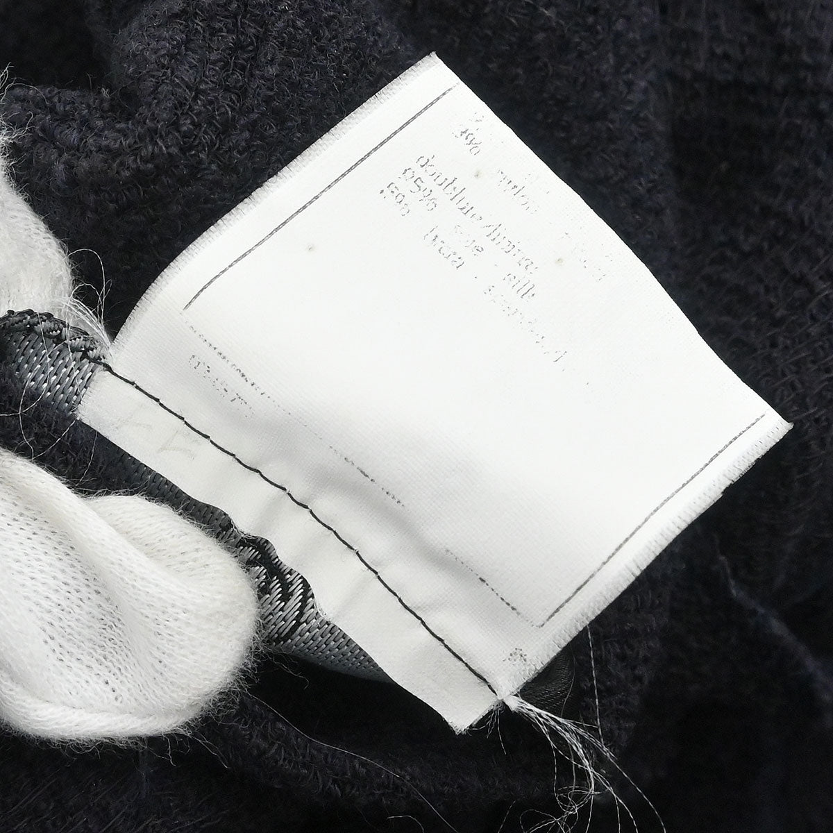 Chanel 1995 Single Breasted Jacket Dark Navy #38