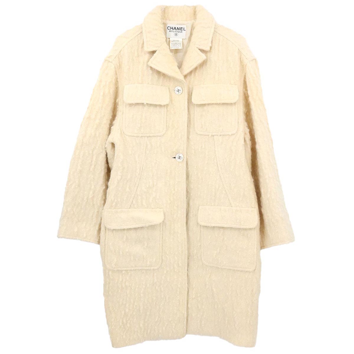 Chanel 1998 Coat Ivory #34