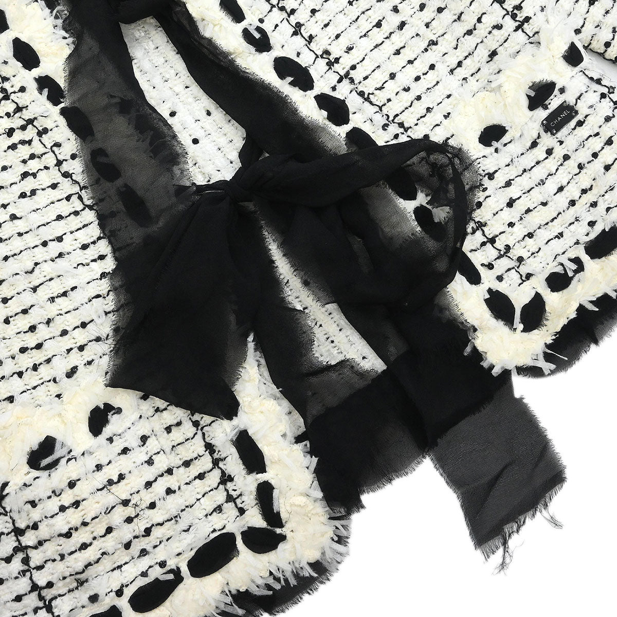 Chanel 2005 Single Breasted Jacket White #34