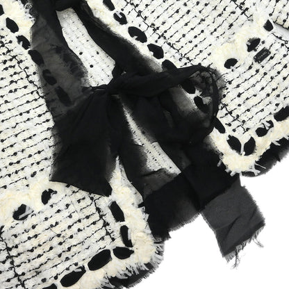 Chanel 2005 Single Breasted Jacket White #34