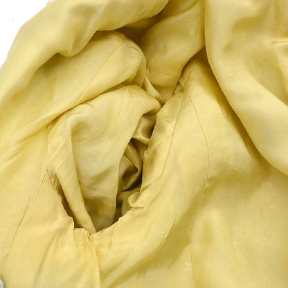 Chanel 1994 Single Breasted Collarless Jacket Yellow #38