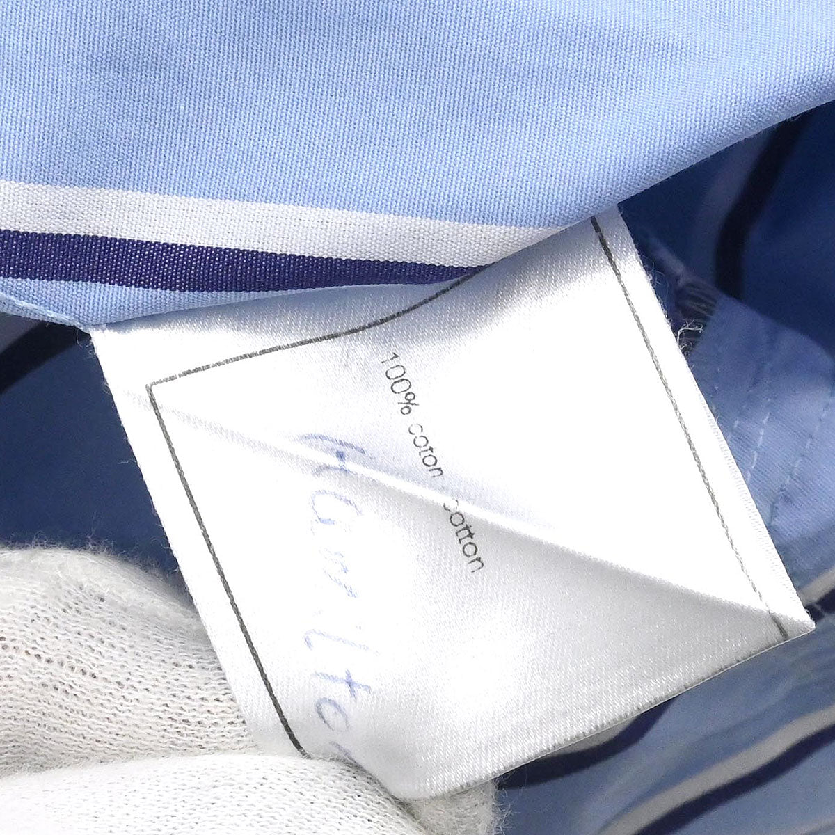 Chanel Blouse Shirt Light Blue