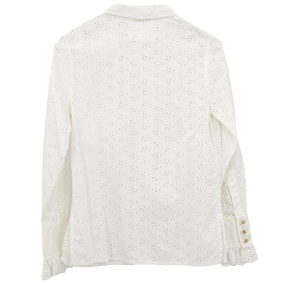 Chanel Top Blouse White #34