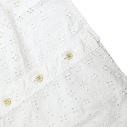 Chanel Top Blouse White #34