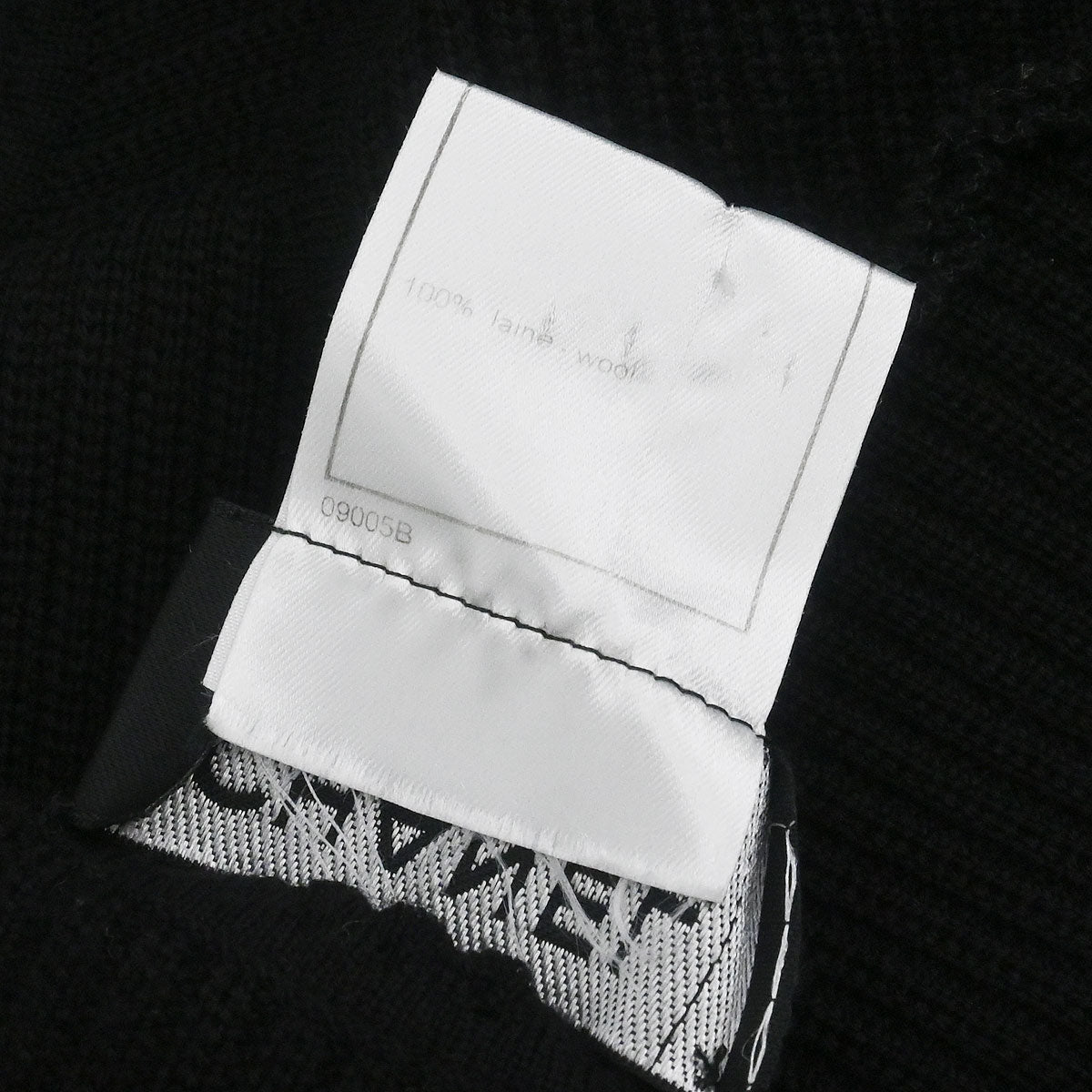 Chanel 1999 Sleeveless Vest Knit Top Black #38