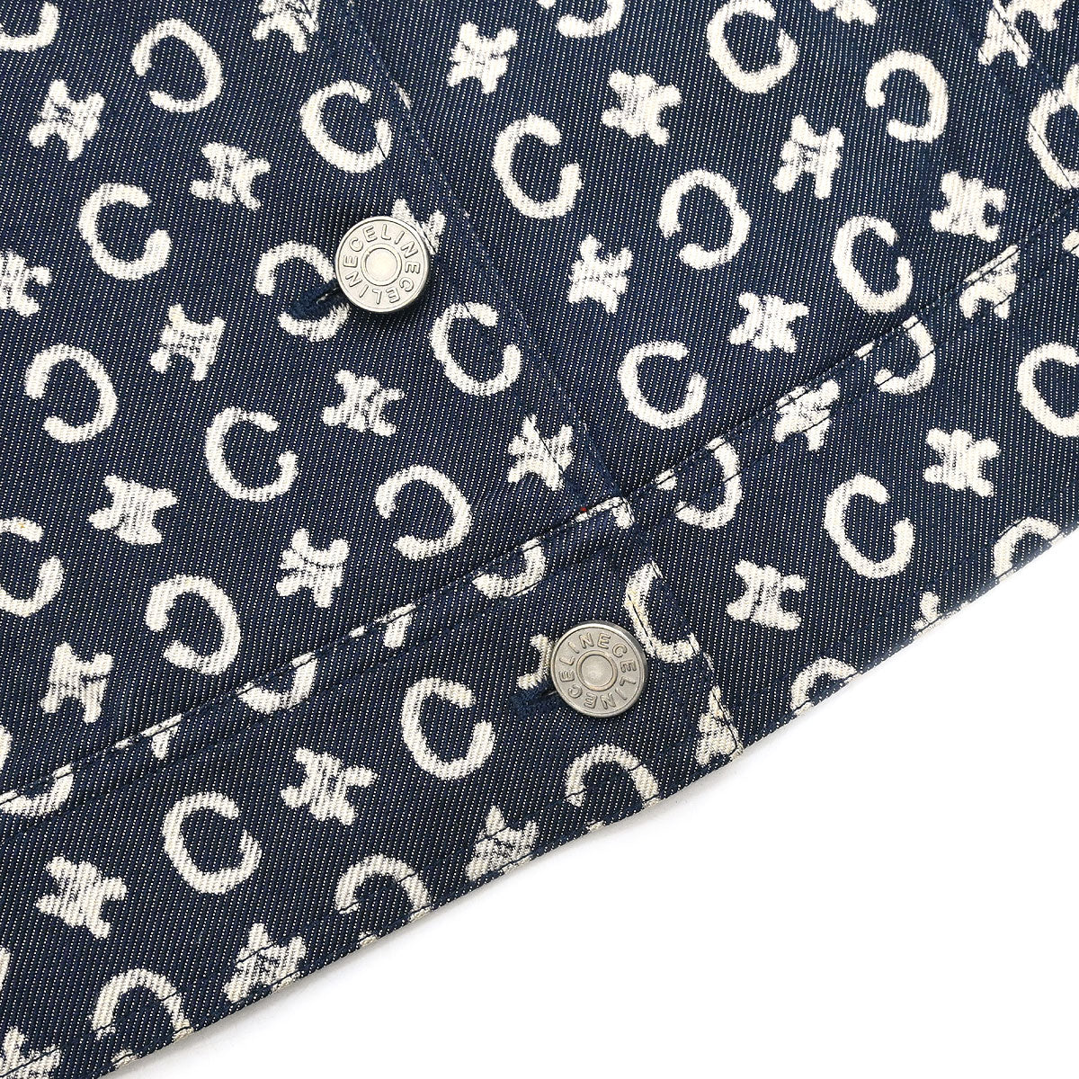 Celine 2005 Denim Jacket C Macadam Navy #40