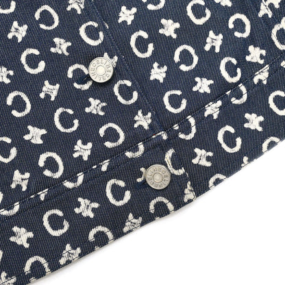 Celine 2005 Denim Jacket C Macadam Navy #40