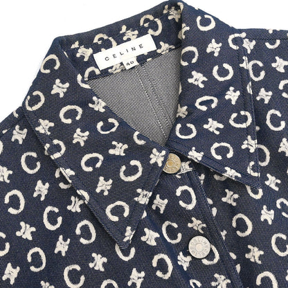 Celine 2005 Denim Jacket C Macadam Navy #40