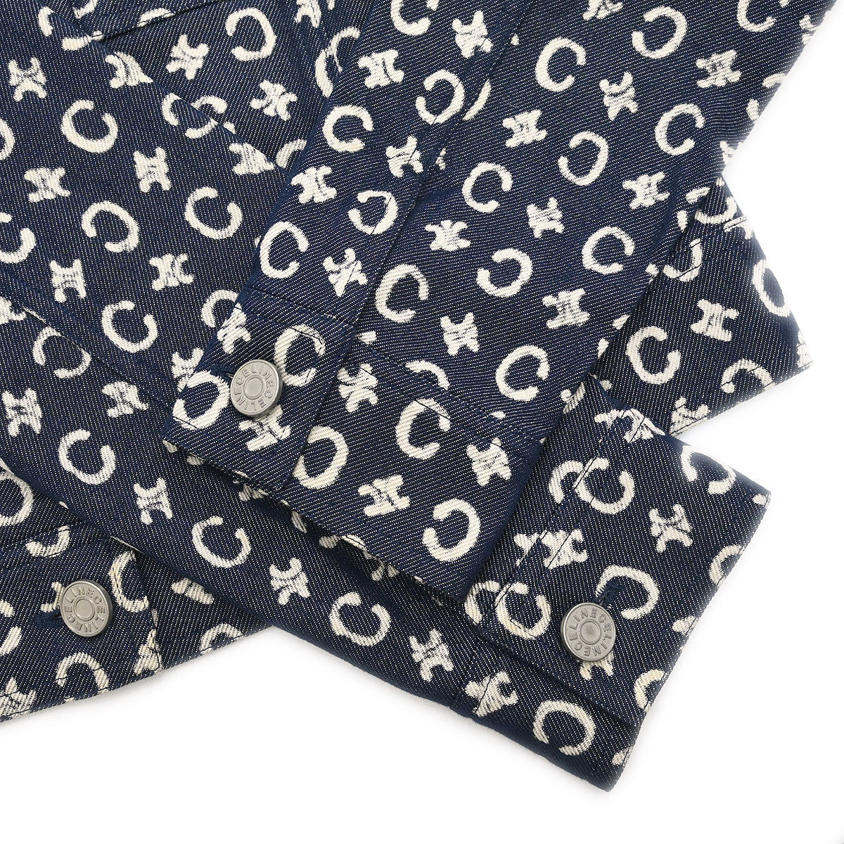 Celine 2005 Denim Jacket C Macadam Navy #40