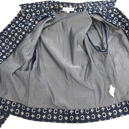 Celine 2005 Denim Jacket C Macadam Navy #40