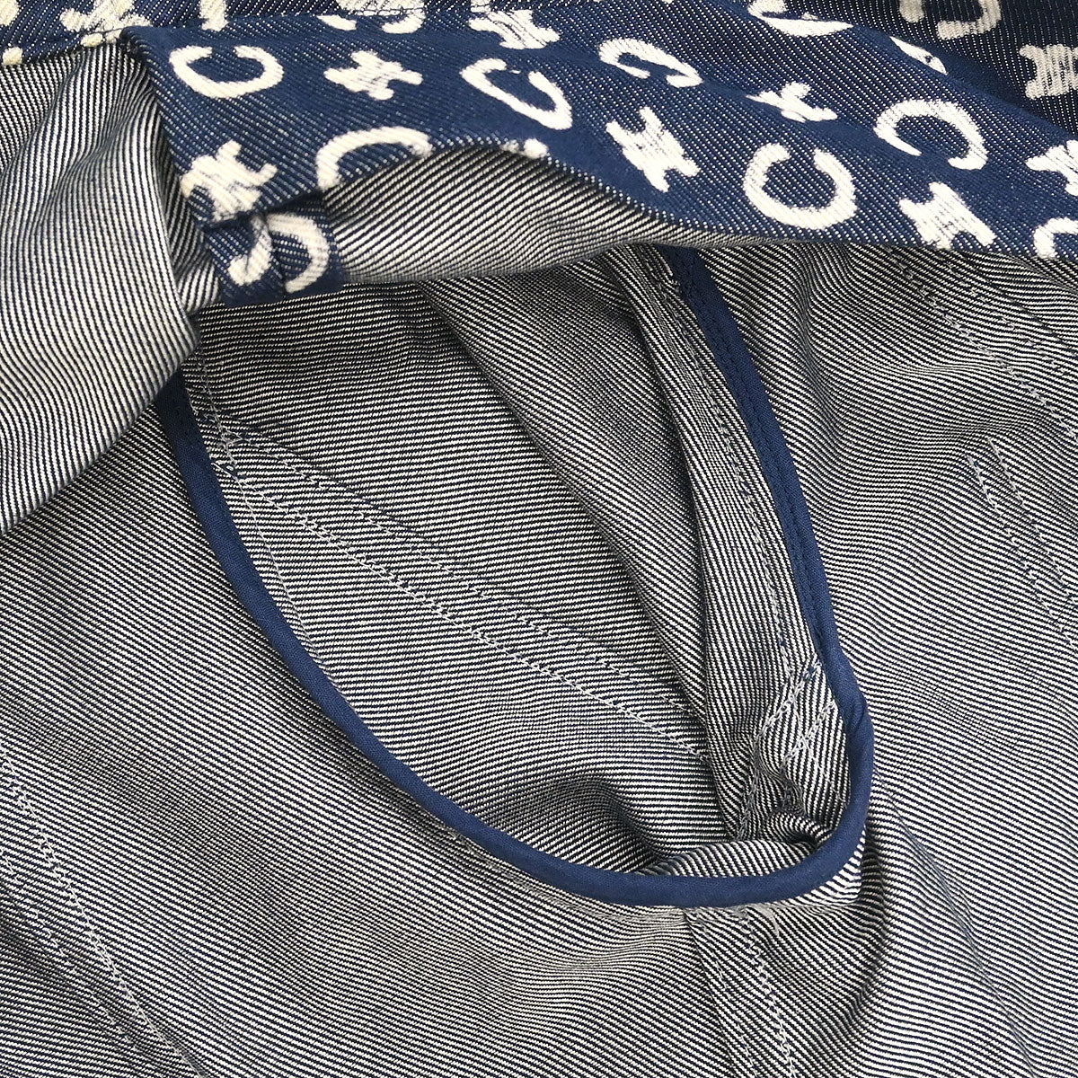 Celine 2005 Denim Jacket C Macadam Navy #40