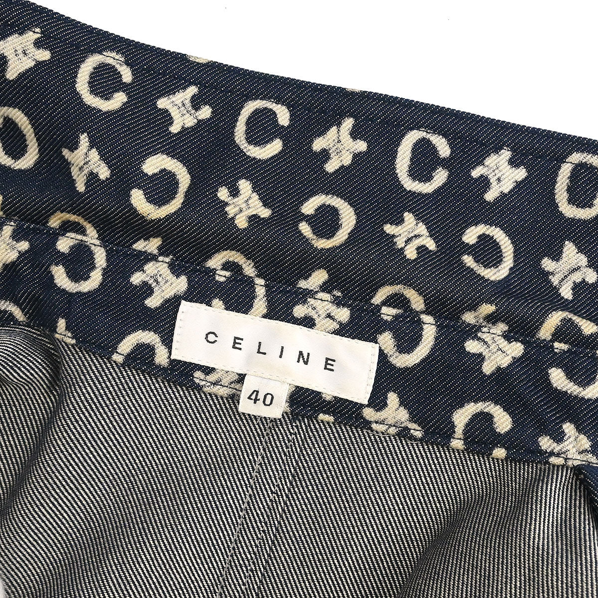 Celine 2005 Denim Jacket C Macadam Navy #40