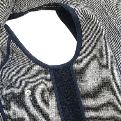 Chanel Setup Suit Jacket Skirt Denim Navy #36 #38