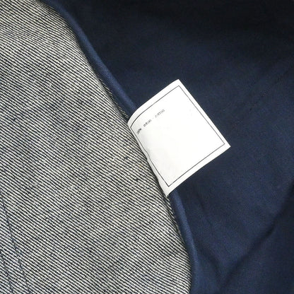Chanel Setup Suit Jacket Skirt Denim Navy #36 #38