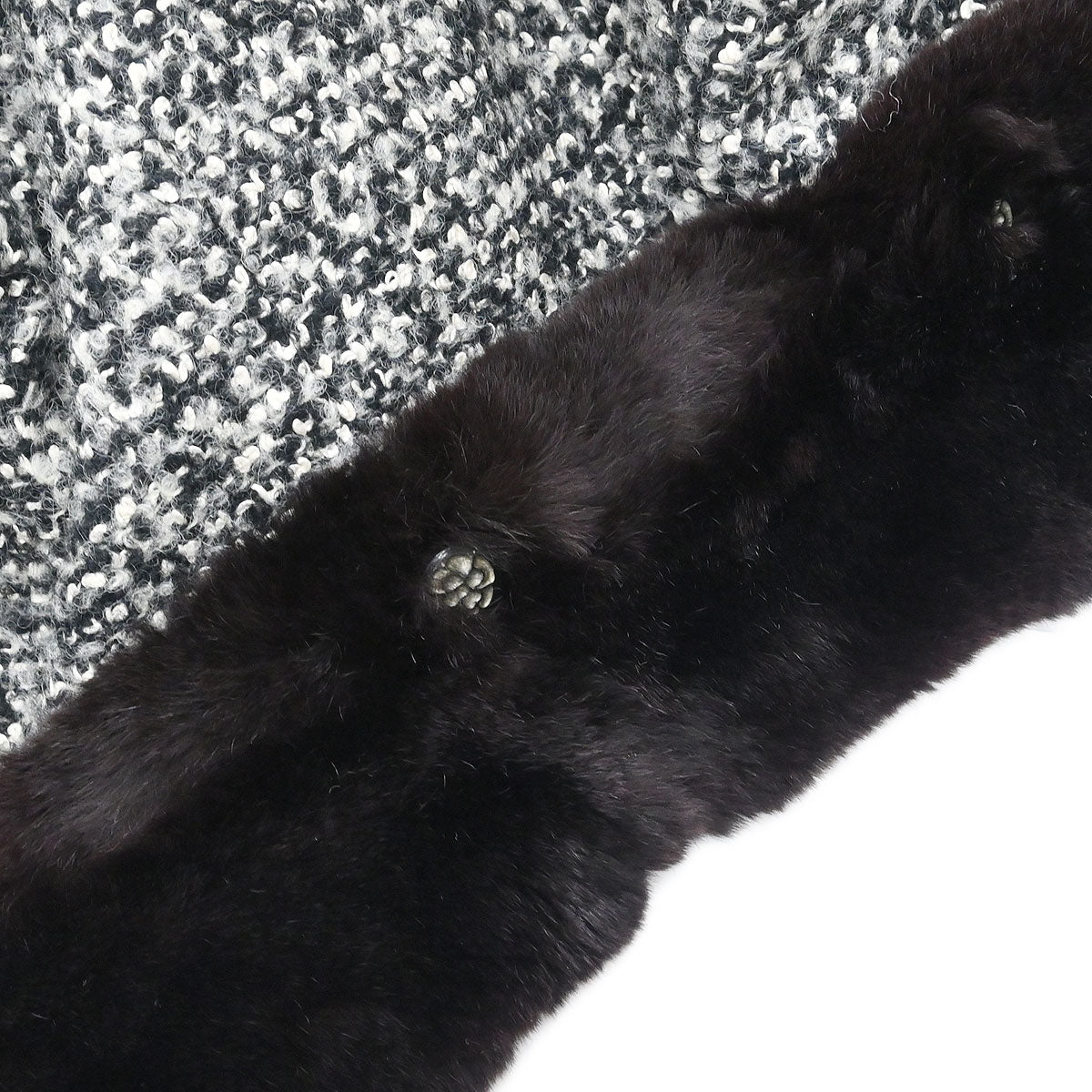 Chanel 2002 Coat Gray #38