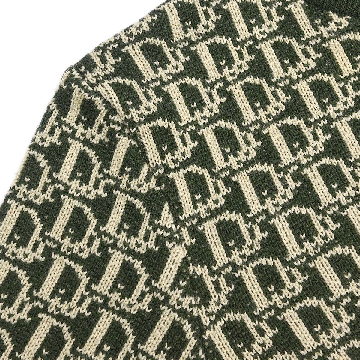 Christian Dior Top Sweater Trotter Dark Green #M