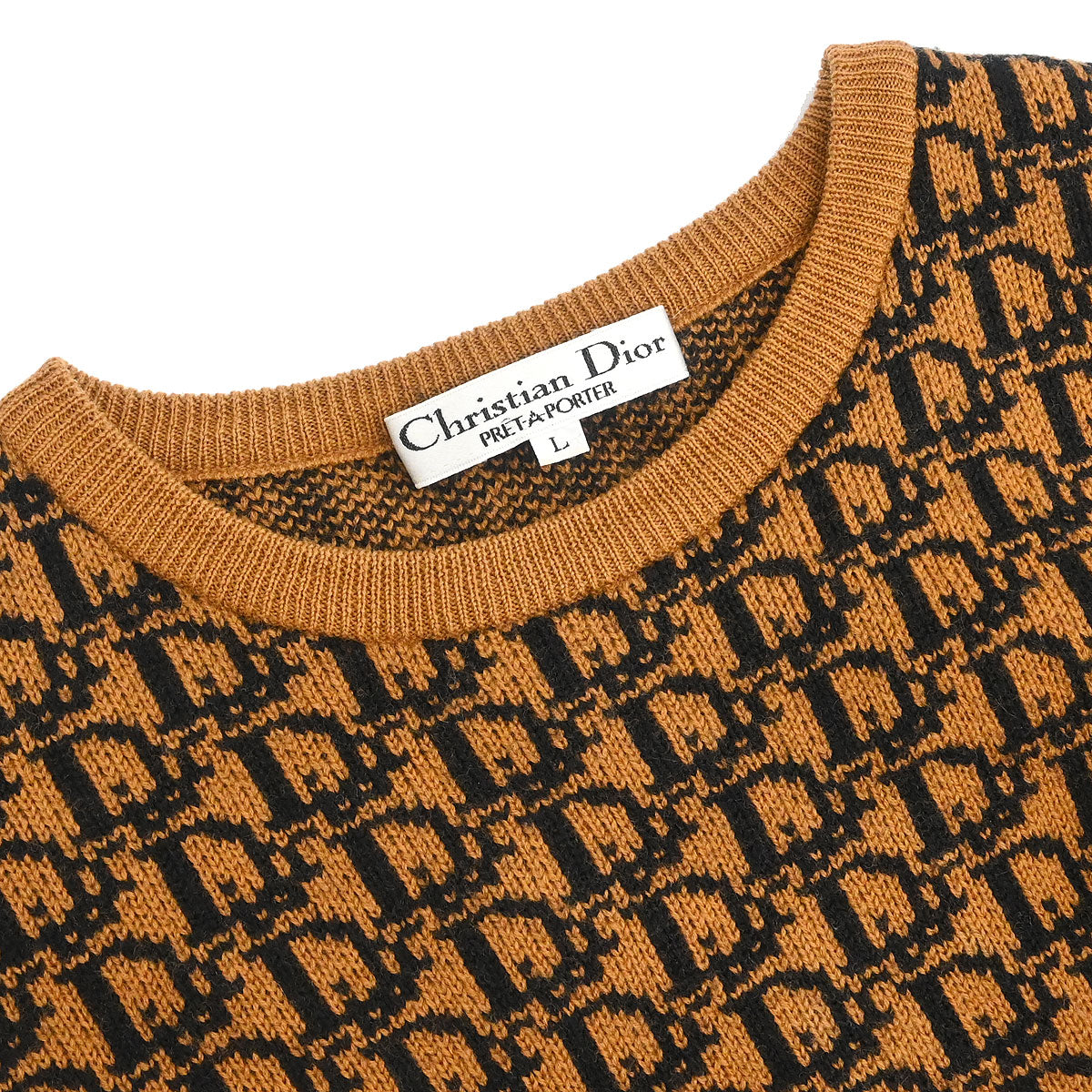 Christian Dior Top Sweater Trotter Brown #L