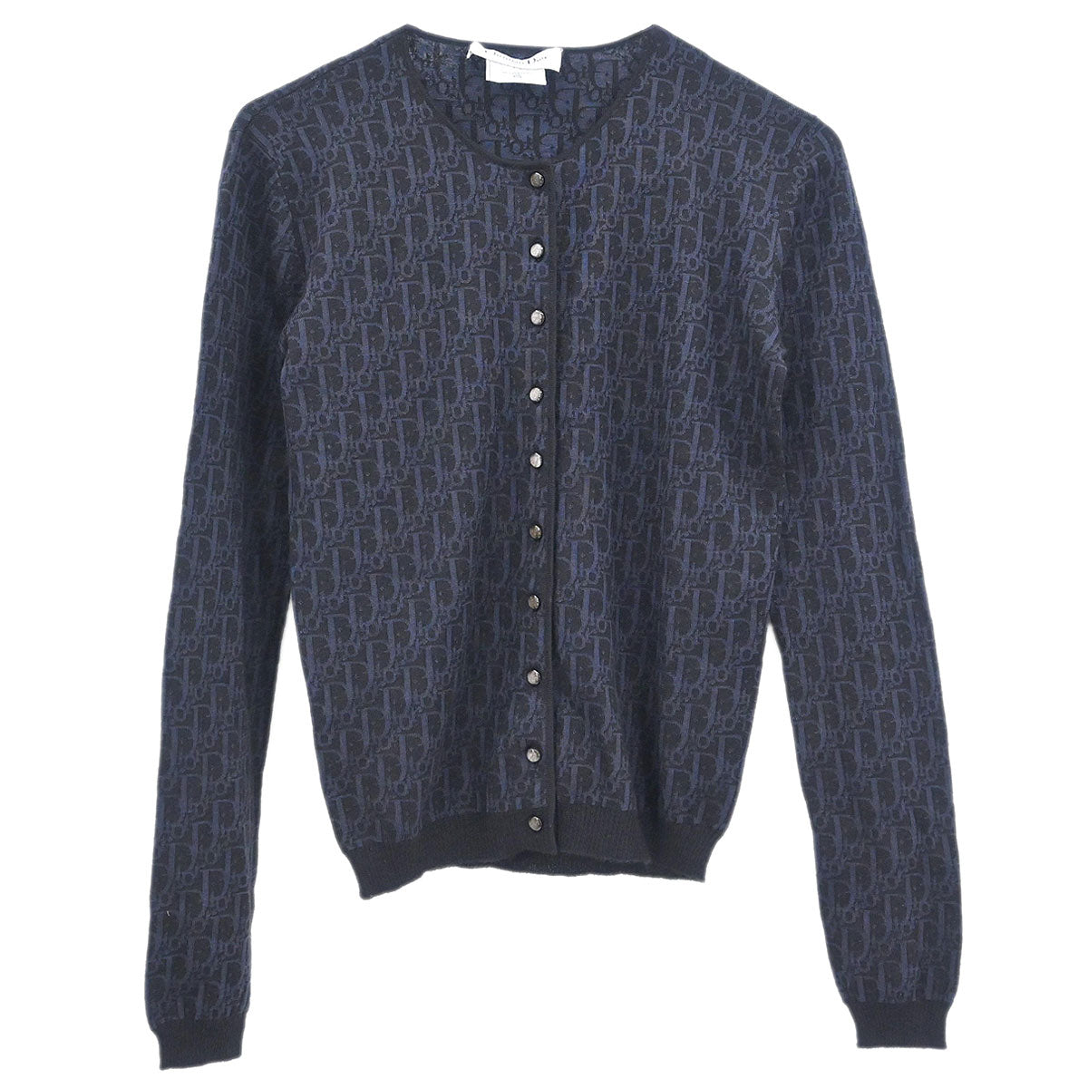 Christian Dior 2009 Trotter Cardigan Black Navy #S