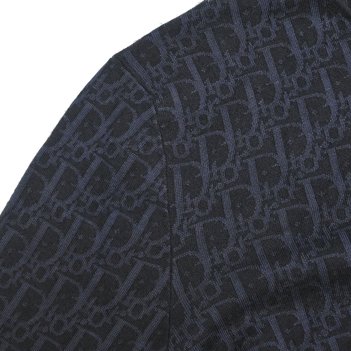 Christian Dior 2009 Trotter Cardigan Black Navy #S