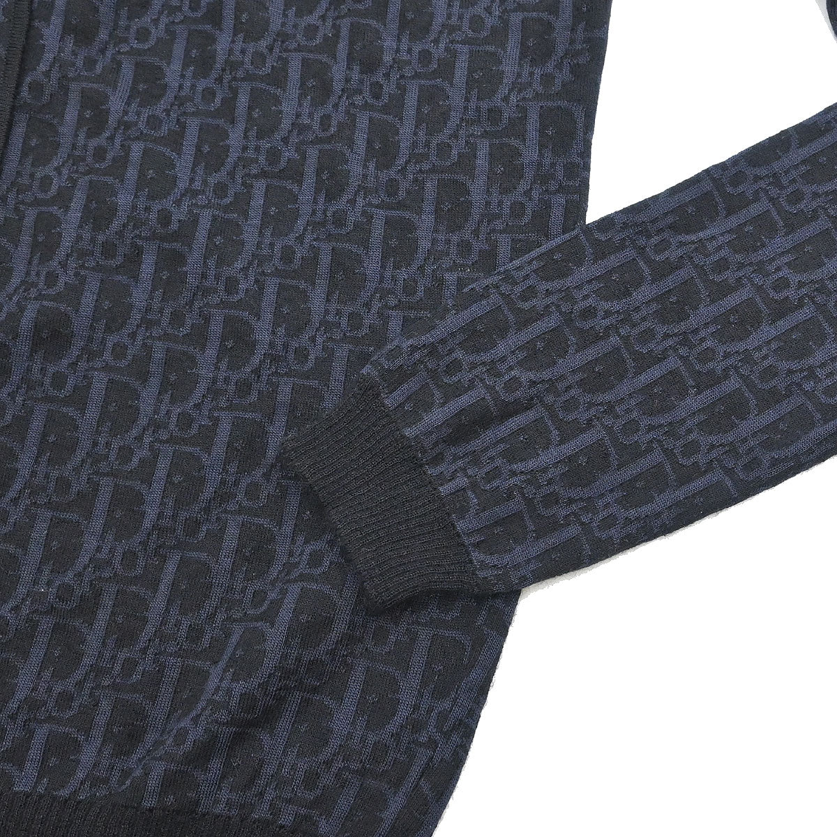 Christian Dior 2009 Trotter Cardigan Black Navy #S