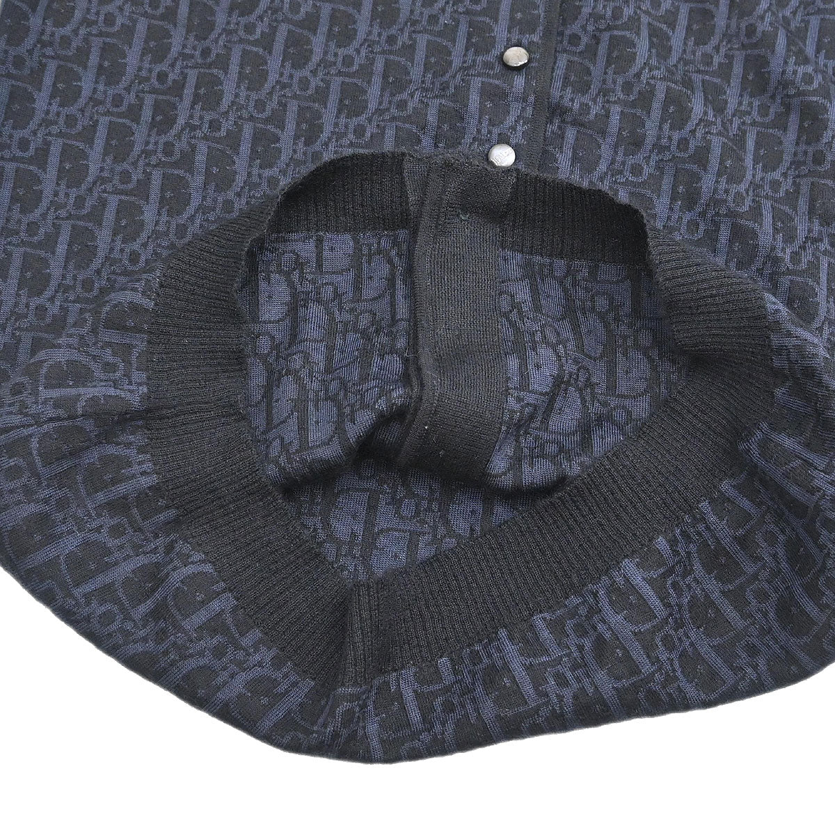 Christian Dior 2009 Trotter Cardigan Black Navy #S