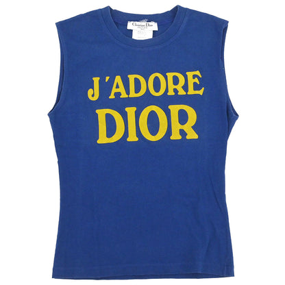 Christian 2002 Dior Sleeveless Tank Top Blue #36
