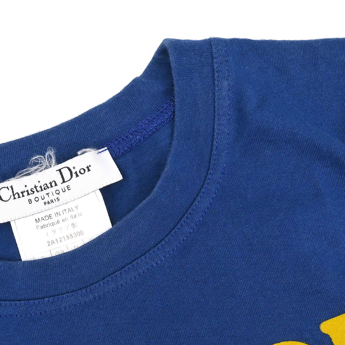 Christian 2002 Dior Sleeveless Tank Top Blue #36