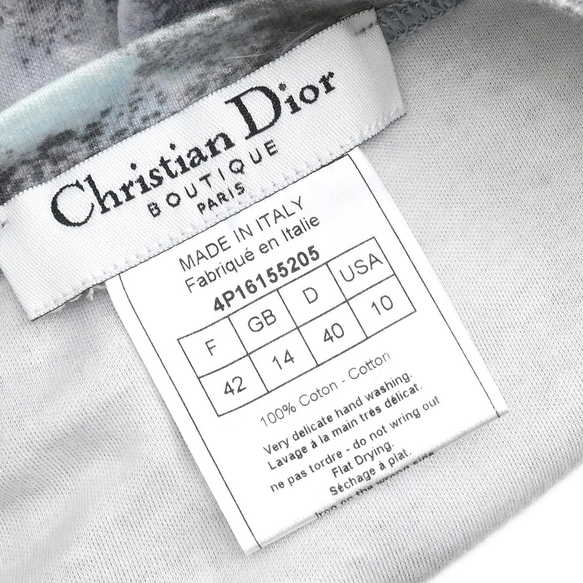 Christian Dior 2004 Top Dior Kaos T-shirt Gray #42