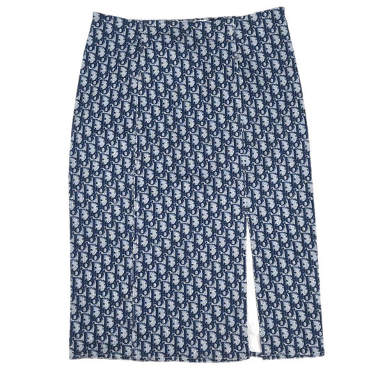 Christian Dior 2002 Trotter Skirt Navy #40