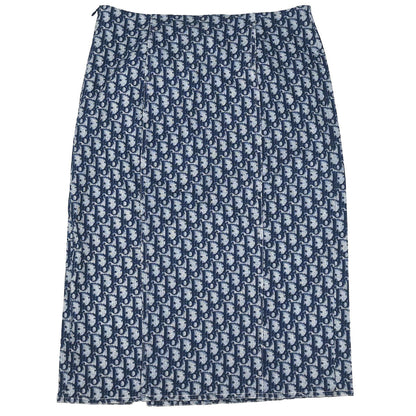 Christian Dior 2002 Trotter Skirt Navy #40