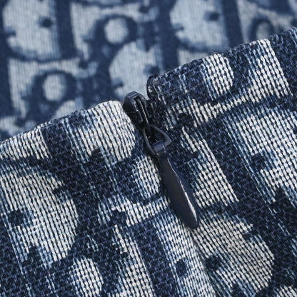 Christian Dior 2002 Trotter Skirt Navy #40