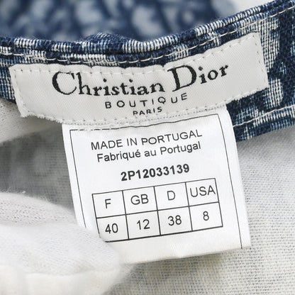Christian Dior 2002 Trotter Skirt Navy #40