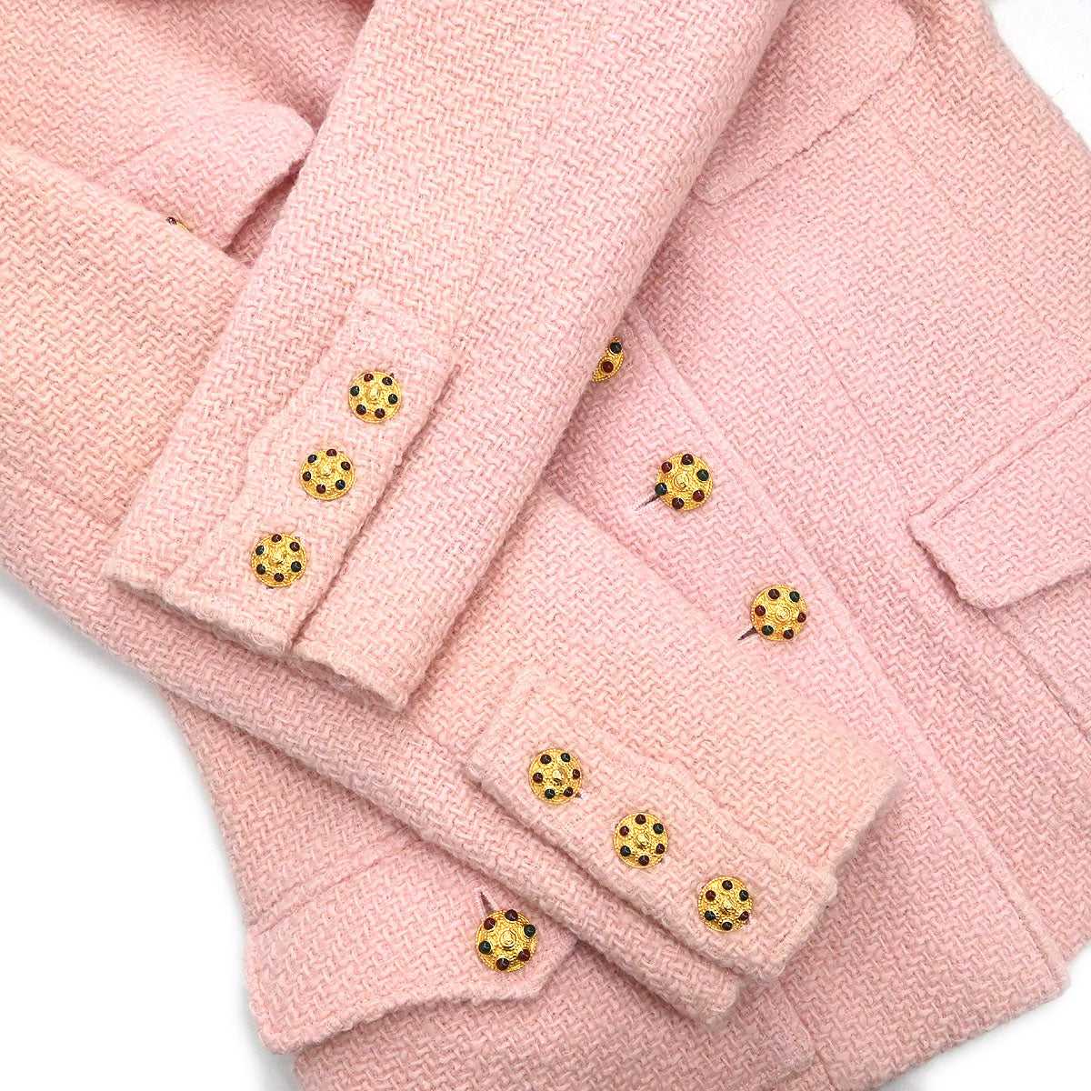 Chanel 1996 Single Breasted Jacket Pink #42