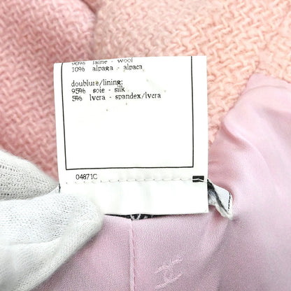 Chanel 1996 Single Breasted Jacket Pink #42